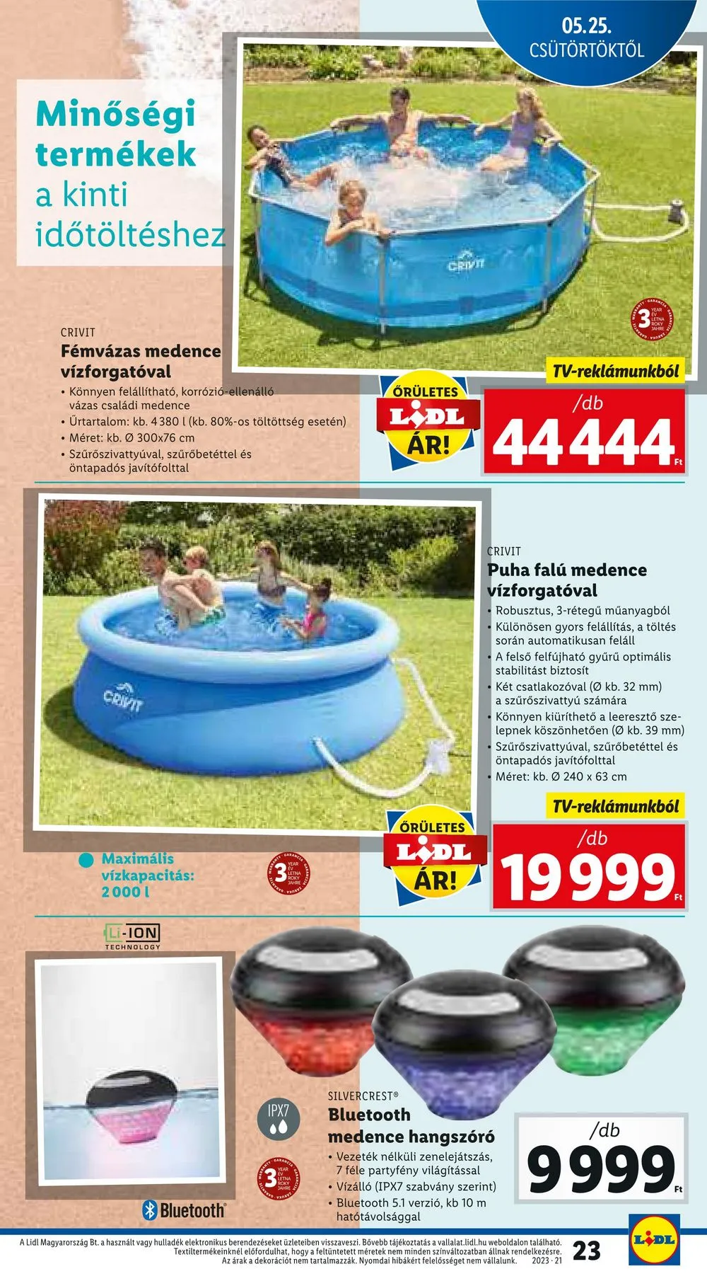 Lidl akciós újság 05.25–05.31 – 23. oldal