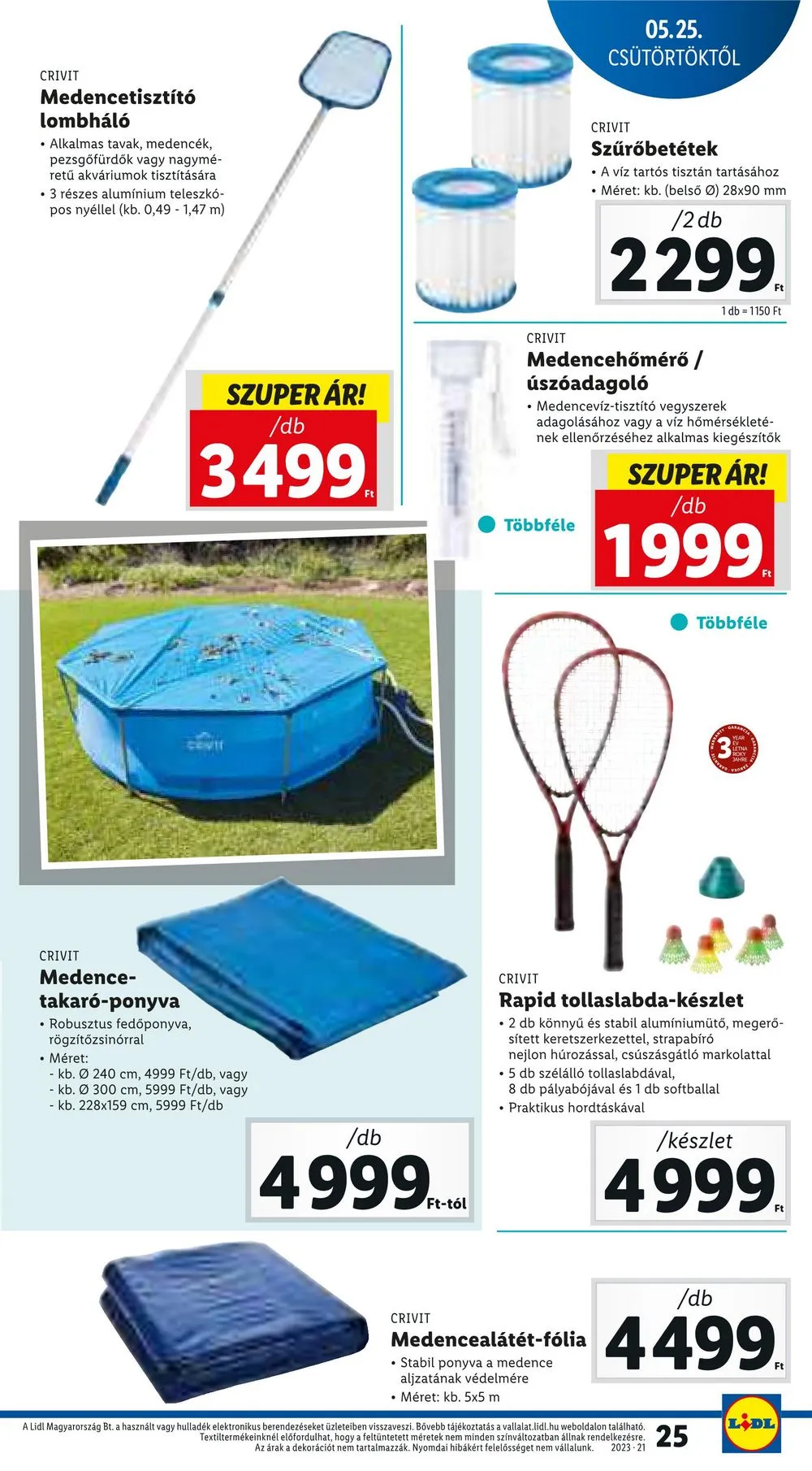 Lidl akciós újság 05.25–05.31 – 25. oldal