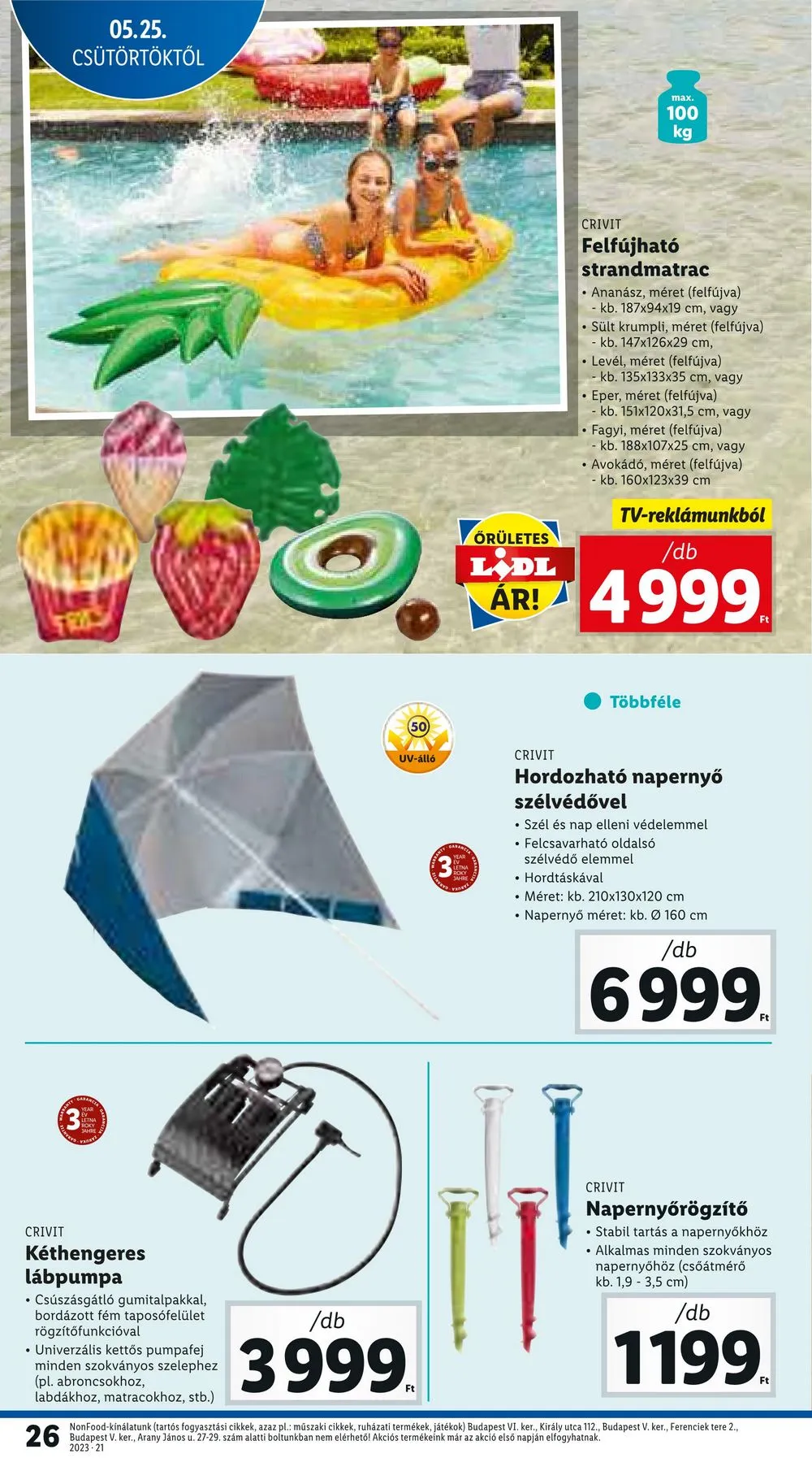 Lidl akciós újság 05.25–05.31 – 26. oldal