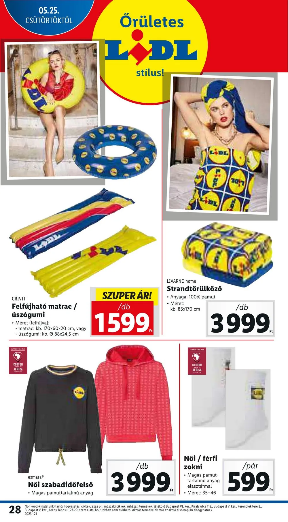 Lidl akciós újság 05.25–05.31 – 28. oldal