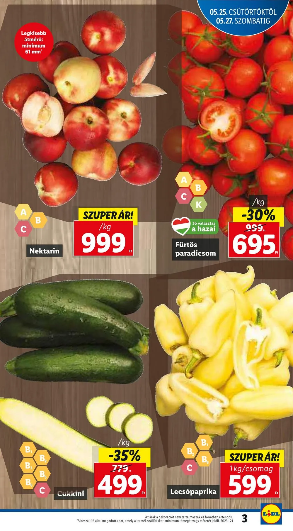 Lidl akciós újság 05.25–05.31 – 3. oldal