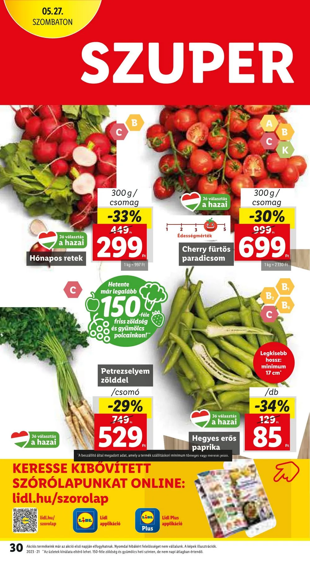 Lidl akciós újság 05.25–05.31 – 30. oldal