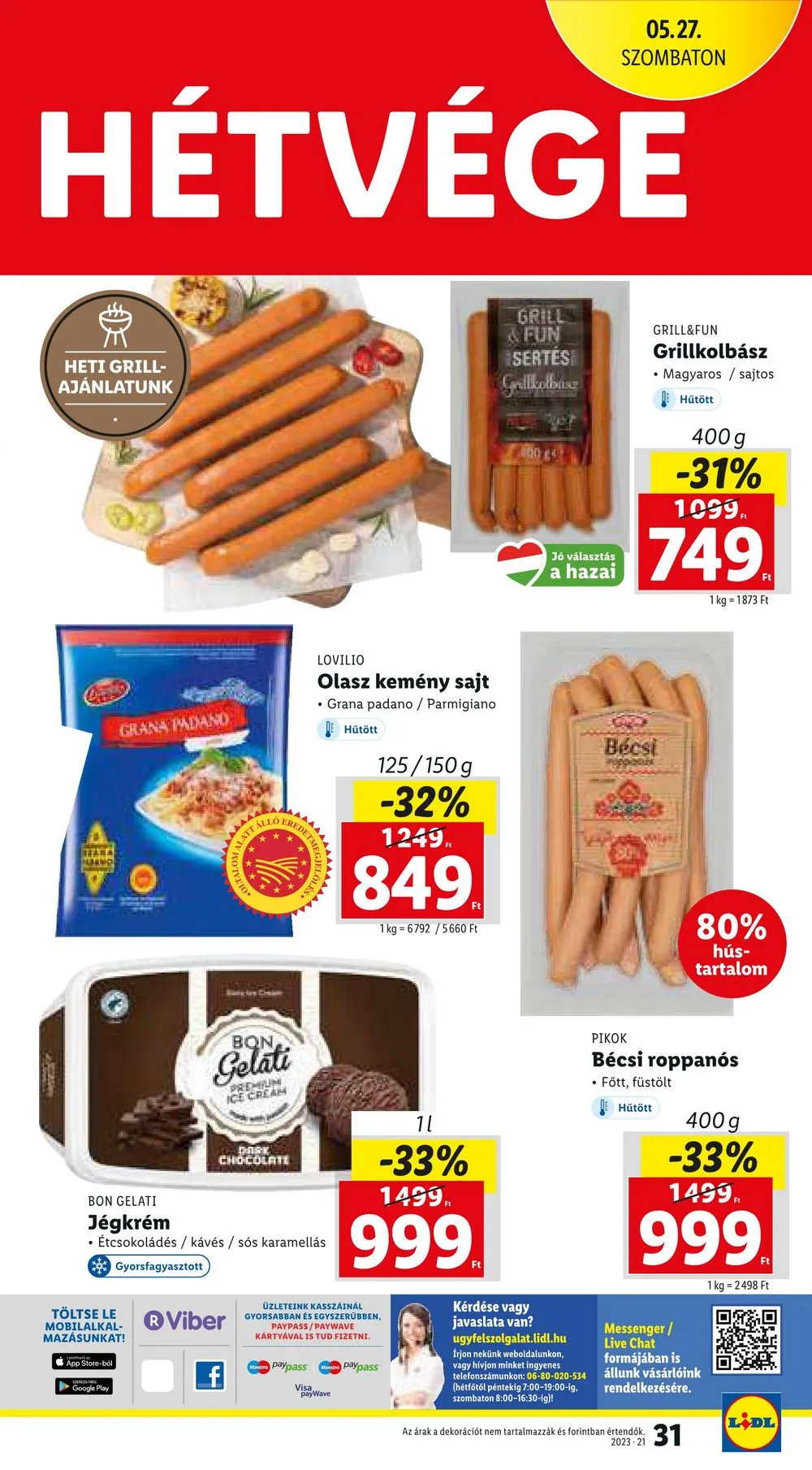 Lidl akciós újság 05.25–05.31 – 31. oldal