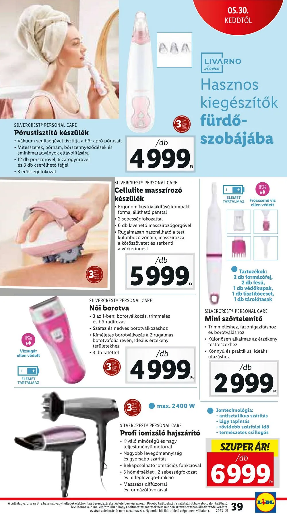 Lidl akciós újság 05.25–05.31 – 39. oldal