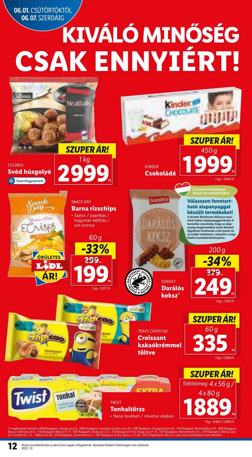 Lidl akciós újság 06.01–06.07 – 12. oldal