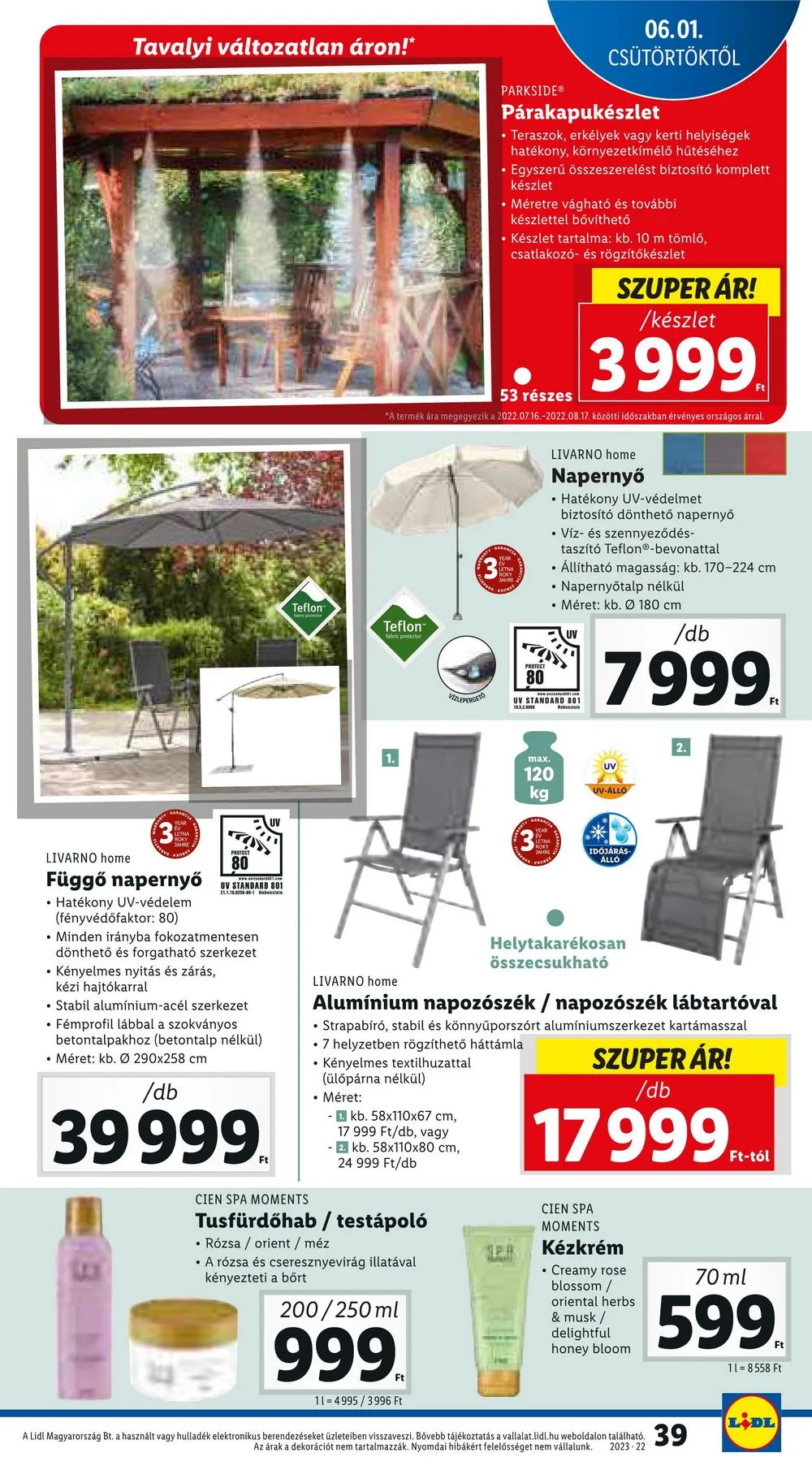 Lidl akciós újság 06.01–06.07 – 39. oldal