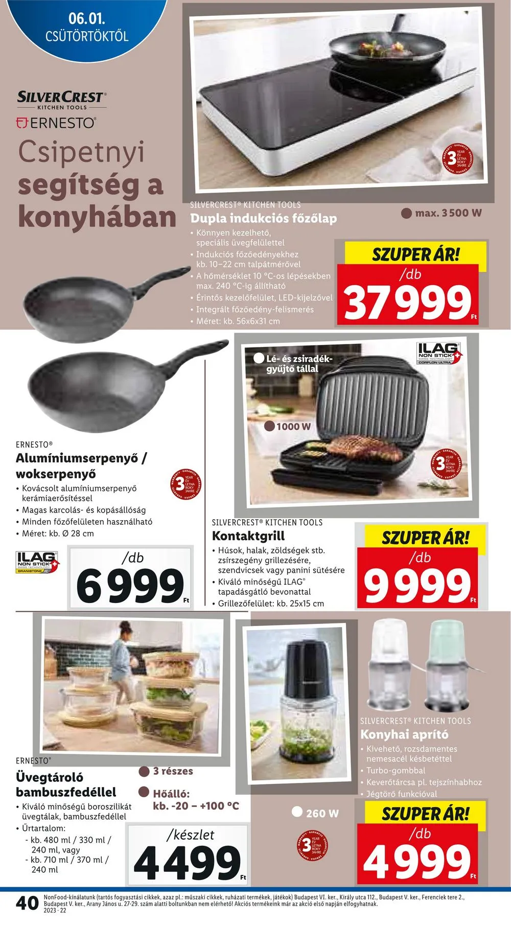 Lidl akciós újság 06.01–06.07 – 40. oldal