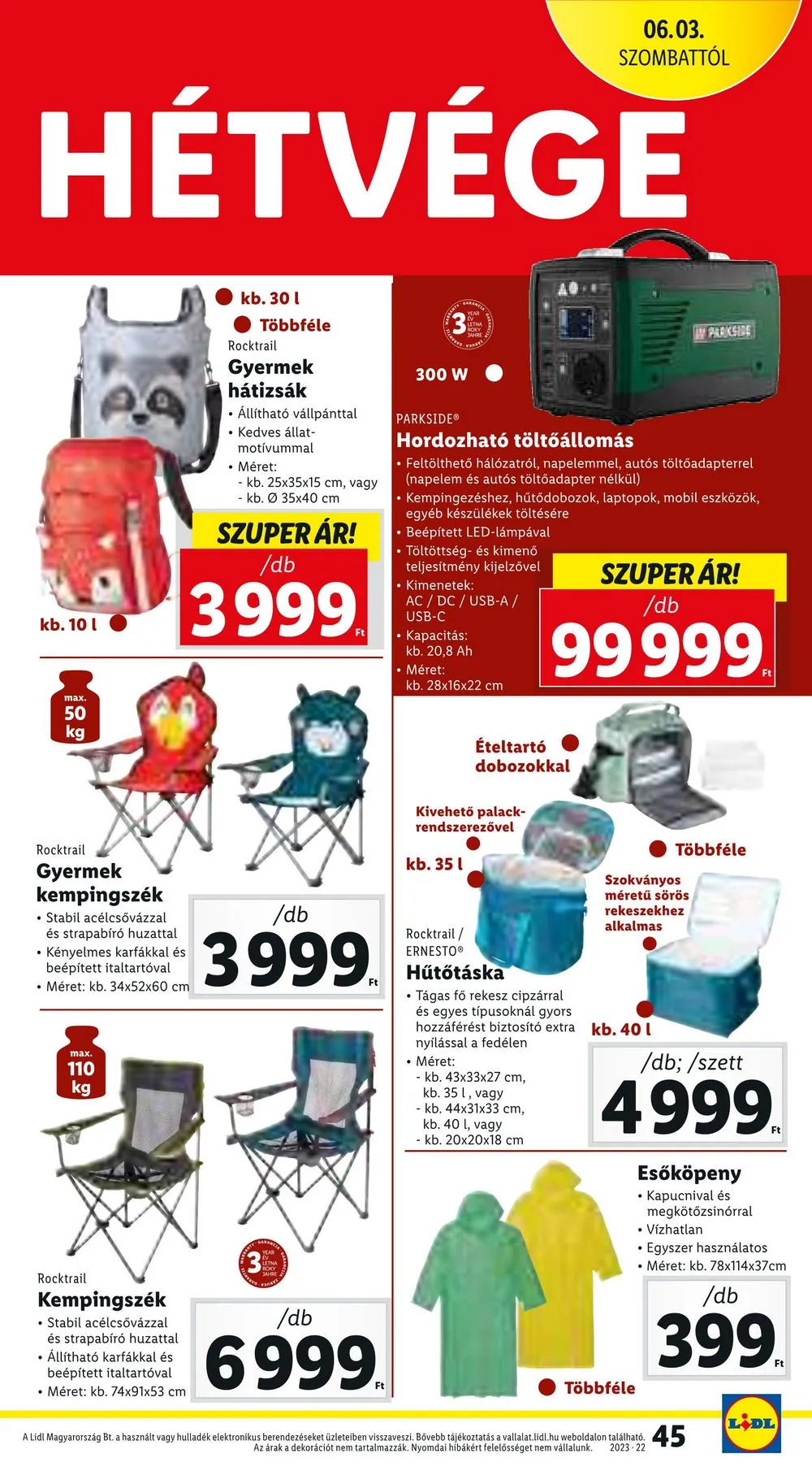 Lidl akciós újság 06.01–06.07 – 45. oldal