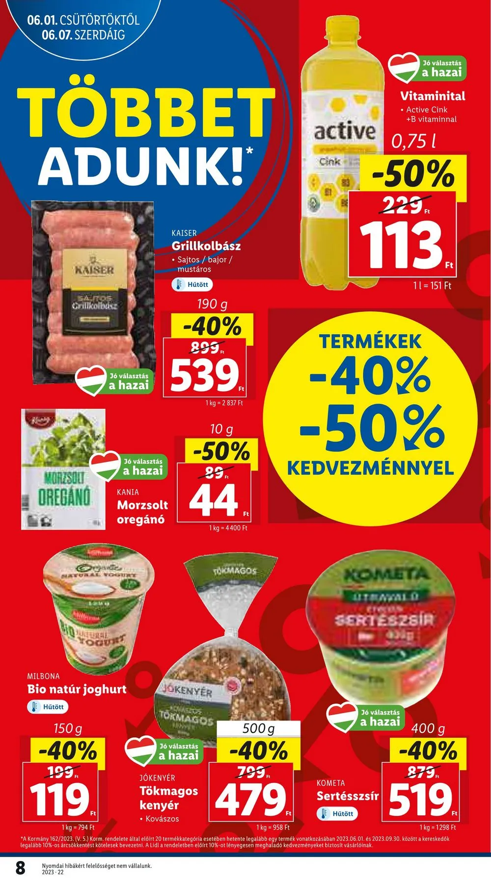 Lidl akciós újság 06.01–06.07 – 8. oldal