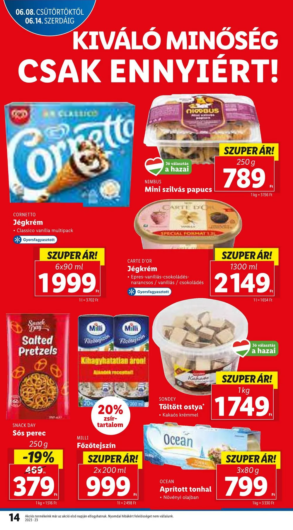 Lidl akciós újság 06.08–06.14 – 14. oldal