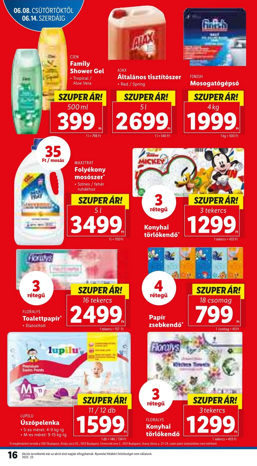 Lidl akciós újság 06.08–06.14 – 16. oldal