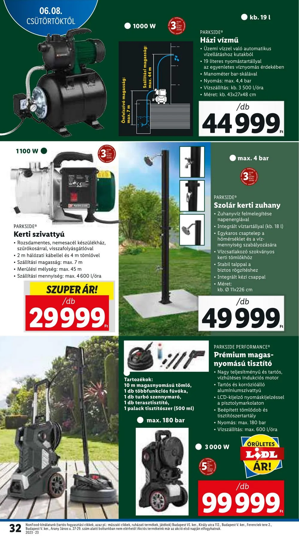 Lidl akciós újság 06.08–06.14 – 32. oldal