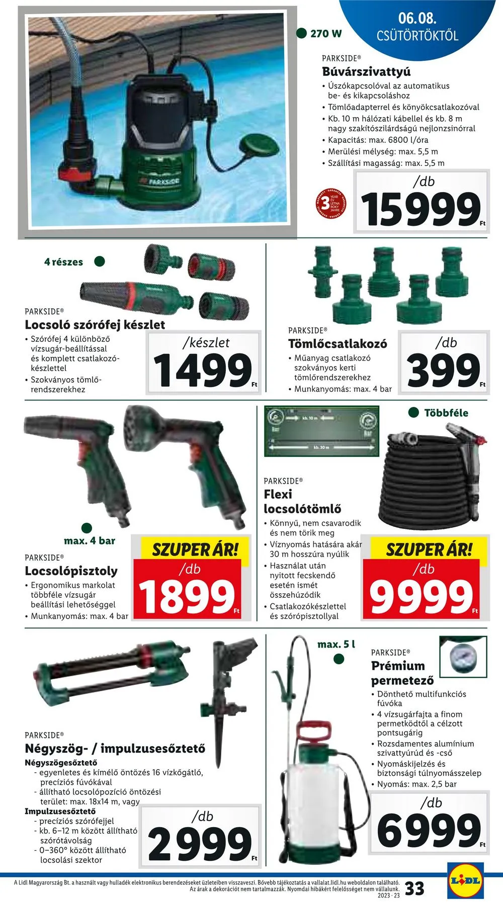 Lidl akciós újság 06.08–06.14 – 33. oldal