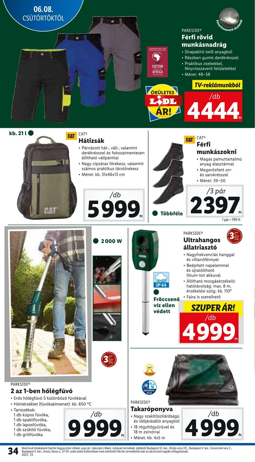 Lidl akciós újság 06.08–06.14 – 34. oldal