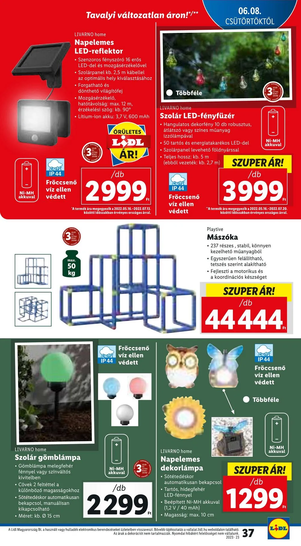 Lidl akciós újság 06.08–06.14 – 37. oldal