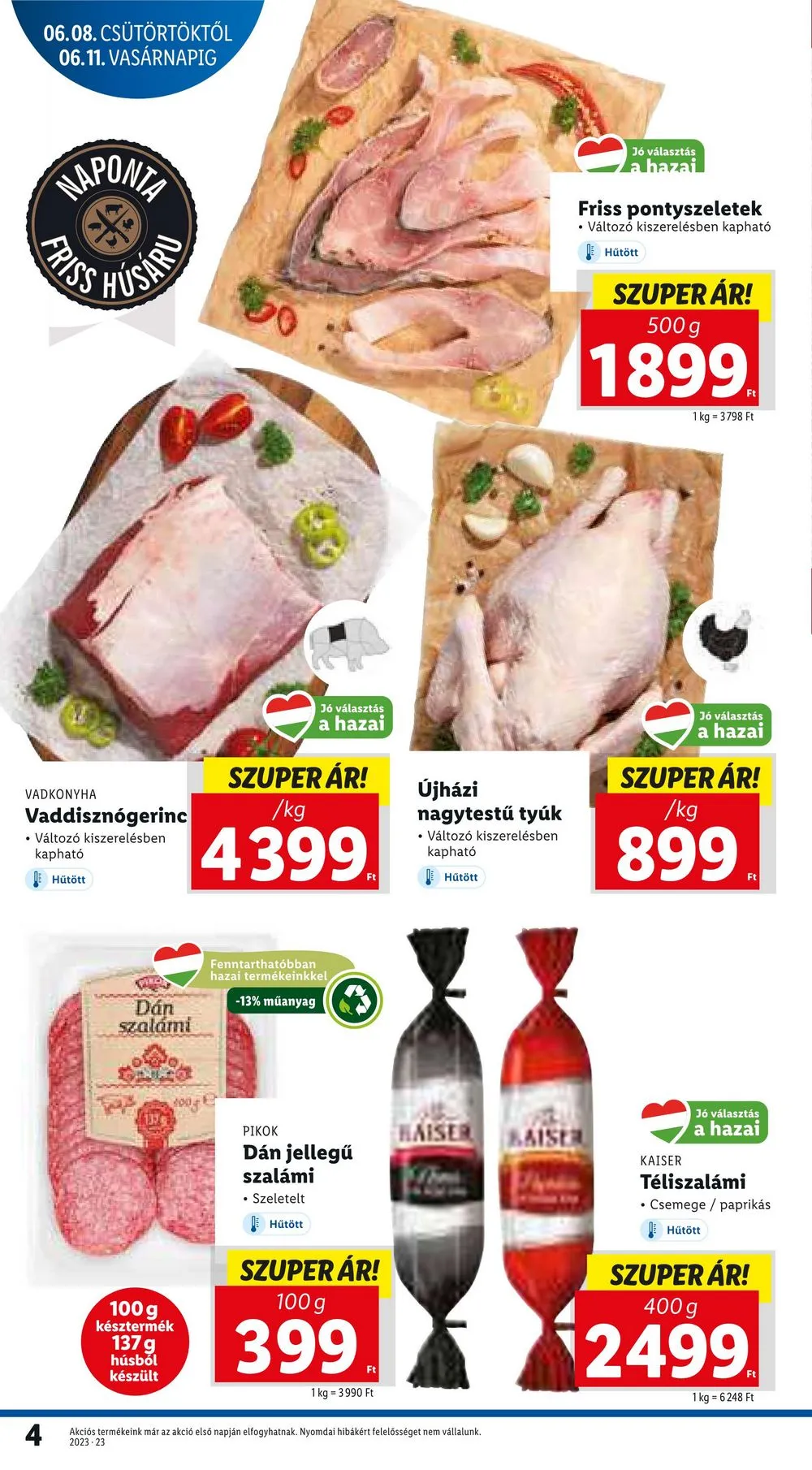 Lidl akciós újság 06.08–06.14 – 4. oldal