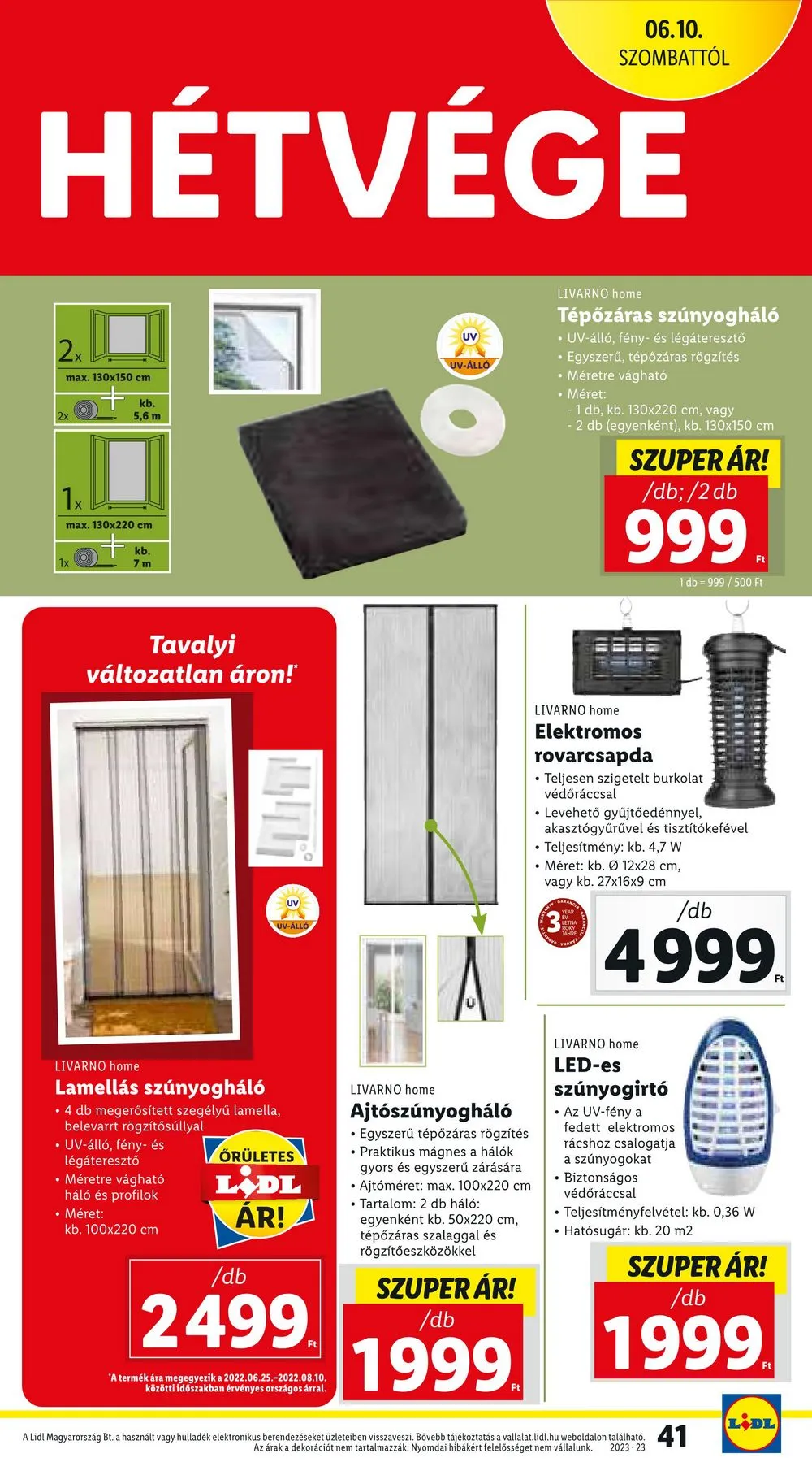 Lidl akciós újság 06.08–06.14 – 41. oldal