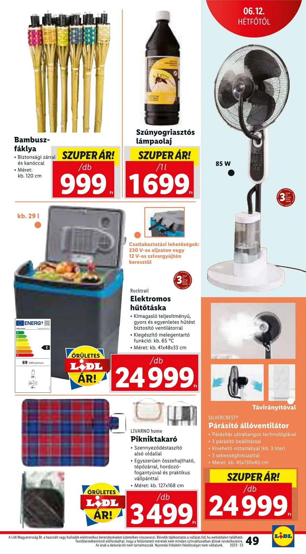 Lidl akciós újság 06.08–06.14 – 49. oldal
