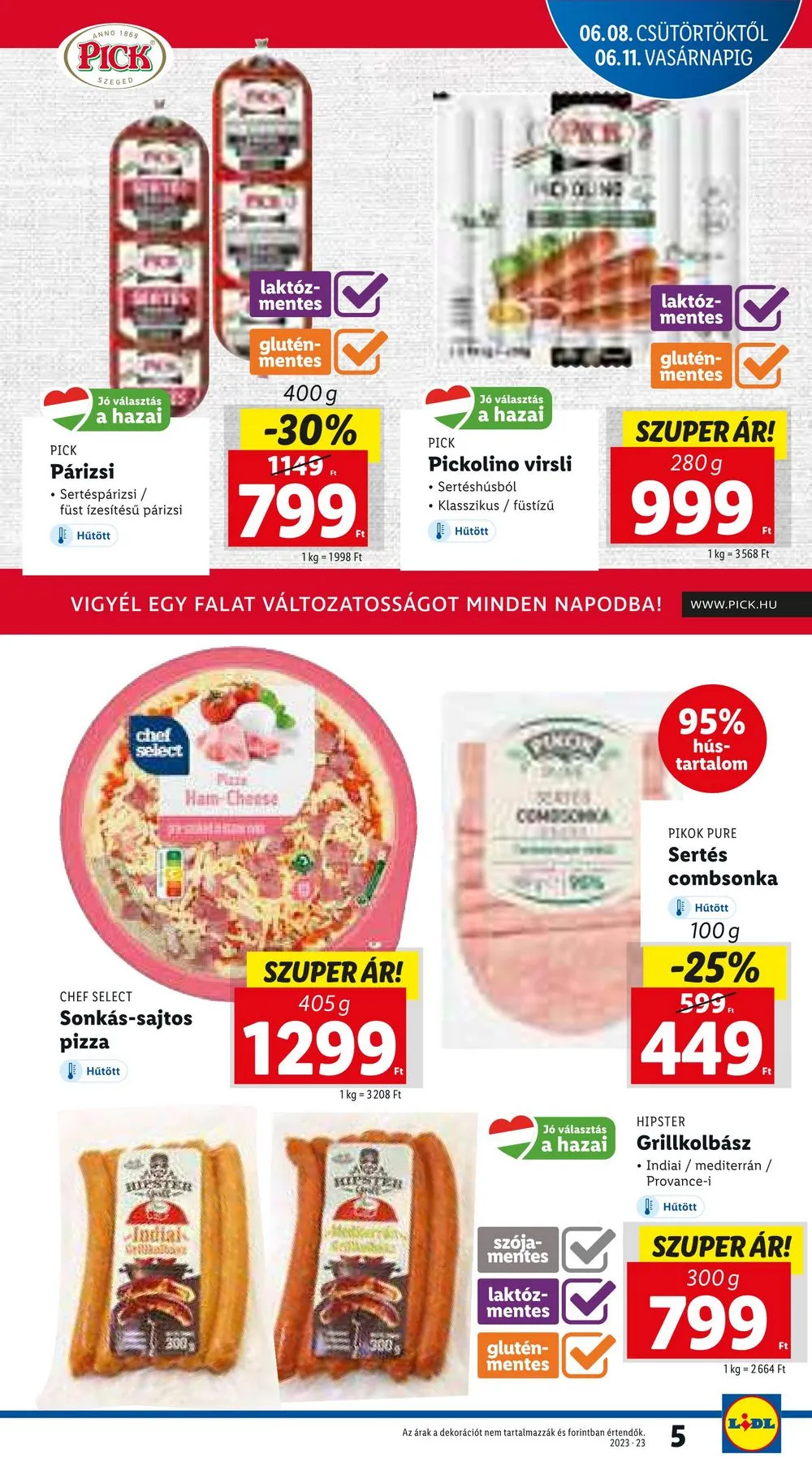 Lidl akciós újság 06.08–06.14 – 5. oldal