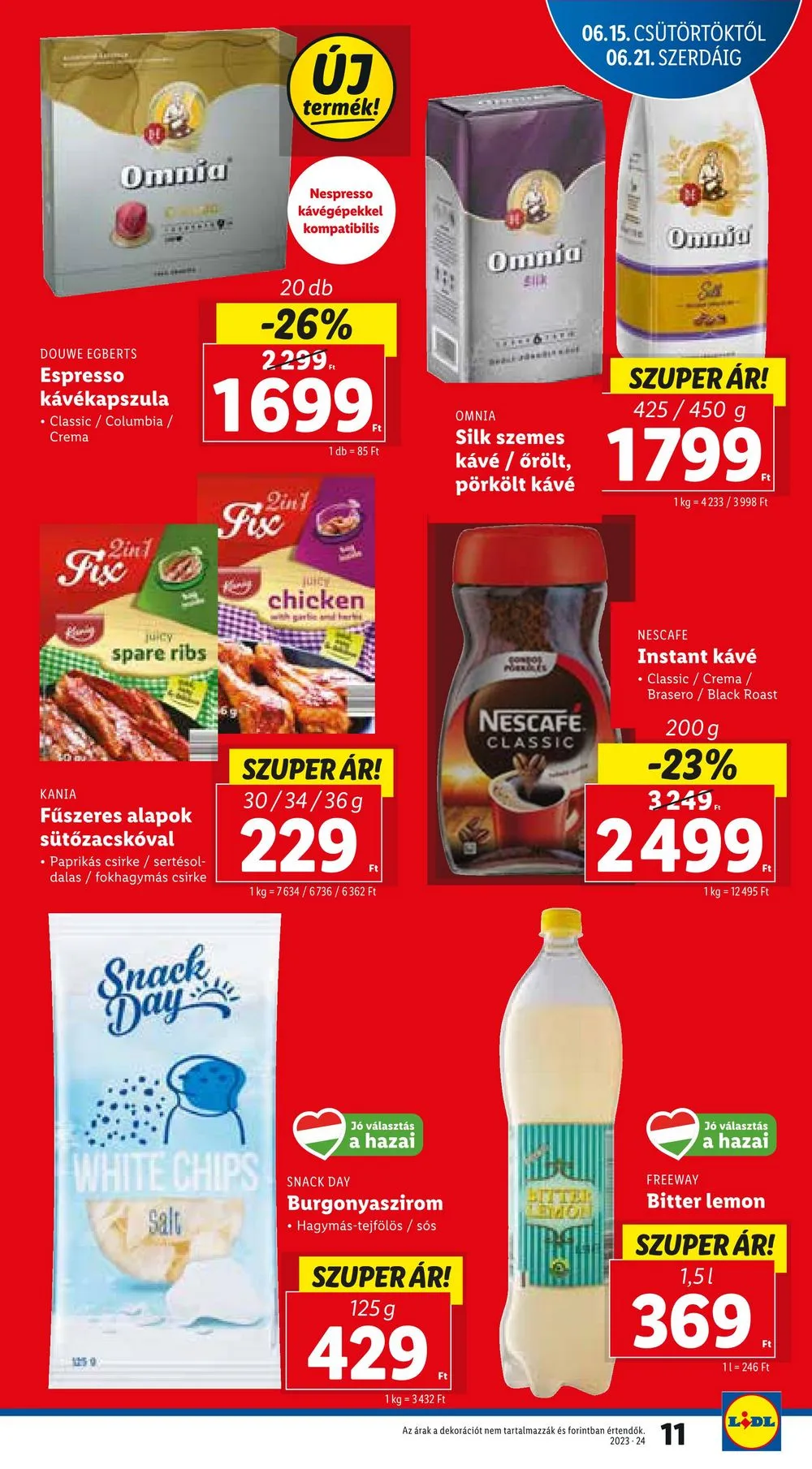 Lidl akciós újság 06.15–06.18 – 11. oldal