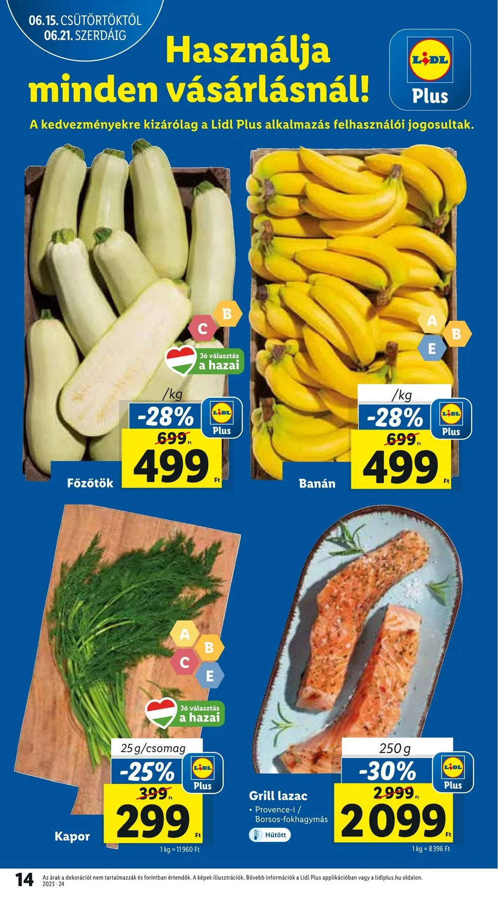 Lidl akciós újság 06.15–06.18 – 14. oldal