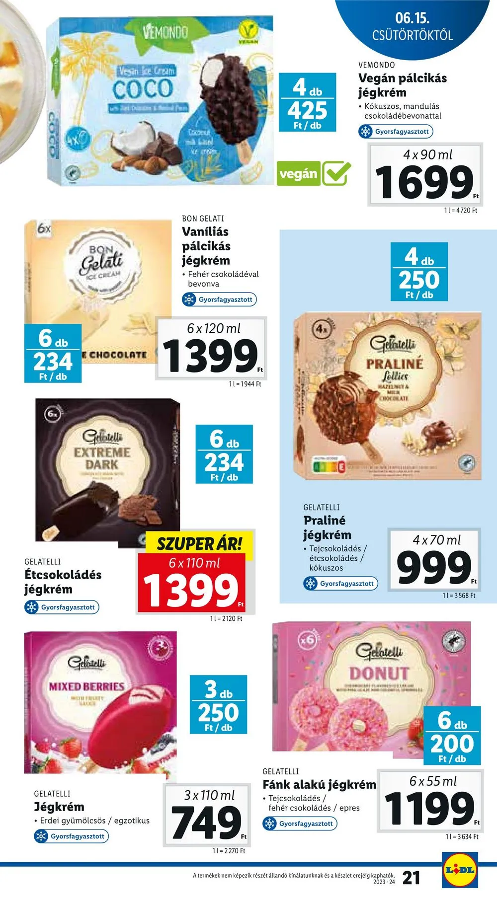 Lidl akciós újság 06.15–06.18 – 21. oldal