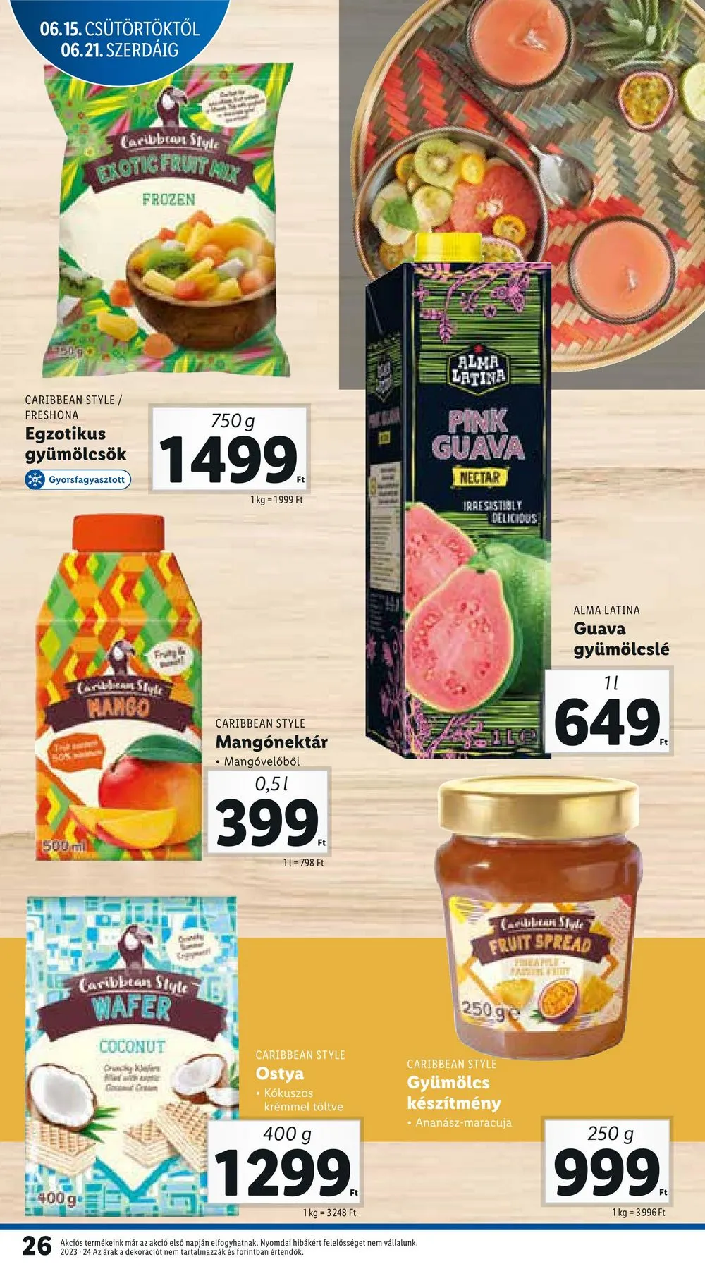 Lidl akciós újság 06.15–06.18 – 26. oldal