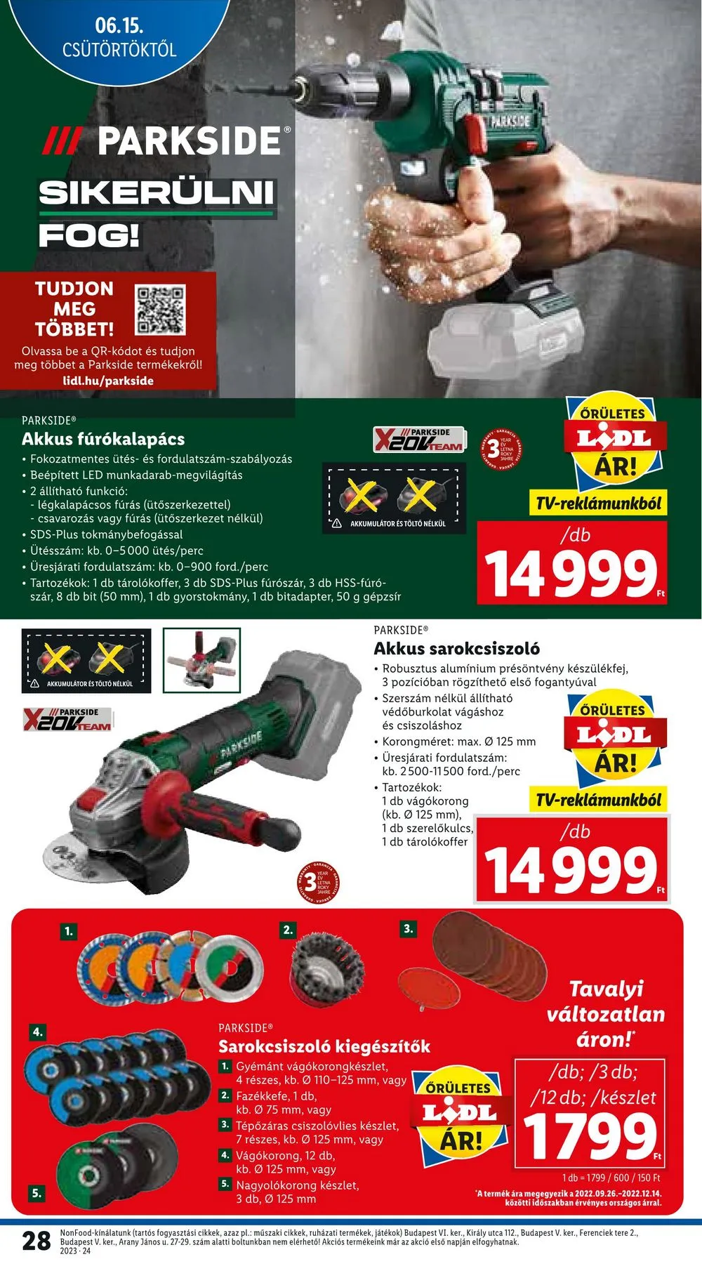Lidl akciós újság 06.15–06.18 – 28. oldal