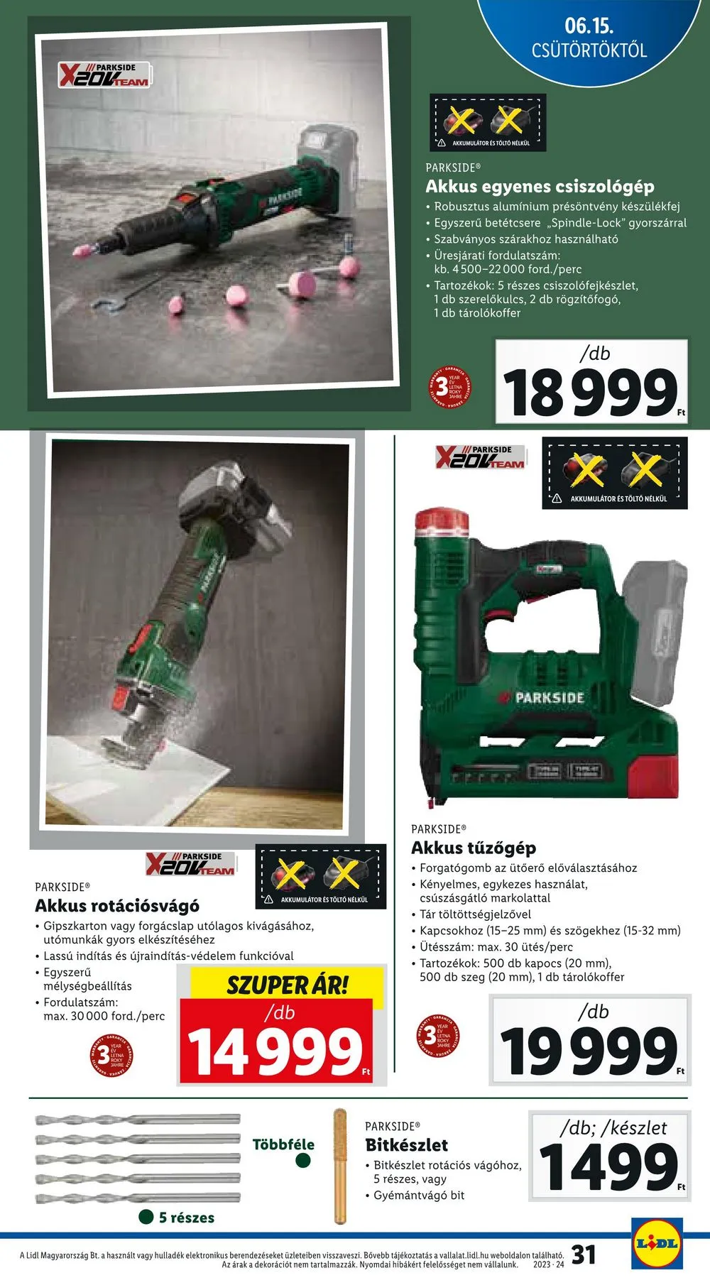 Lidl akciós újság 06.15–06.18 – 31. oldal