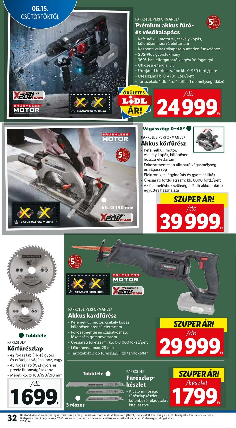 Lidl akciós újság 06.15–06.18 – 32. oldal