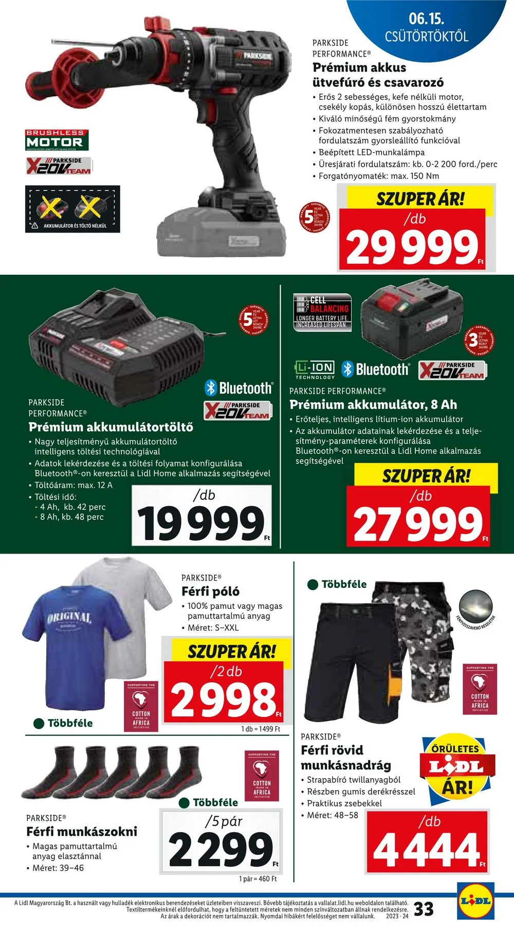 Lidl akciós újság 06.15–06.18 – 33. oldal