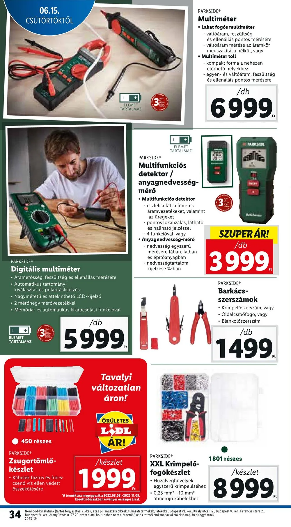 Lidl akciós újság 06.15–06.18 – 34. oldal