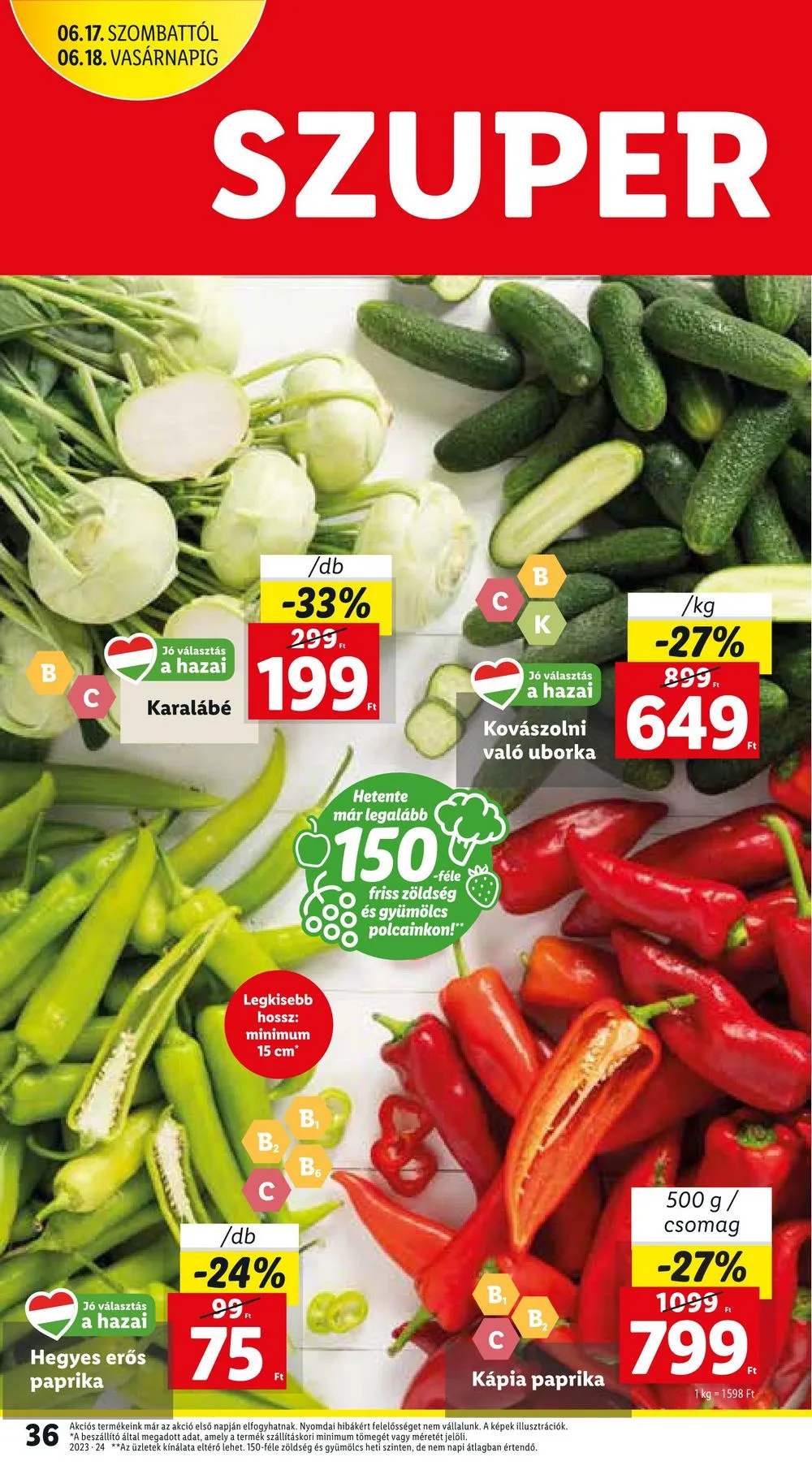 Lidl akciós újság 06.15–06.18 – 36. oldal