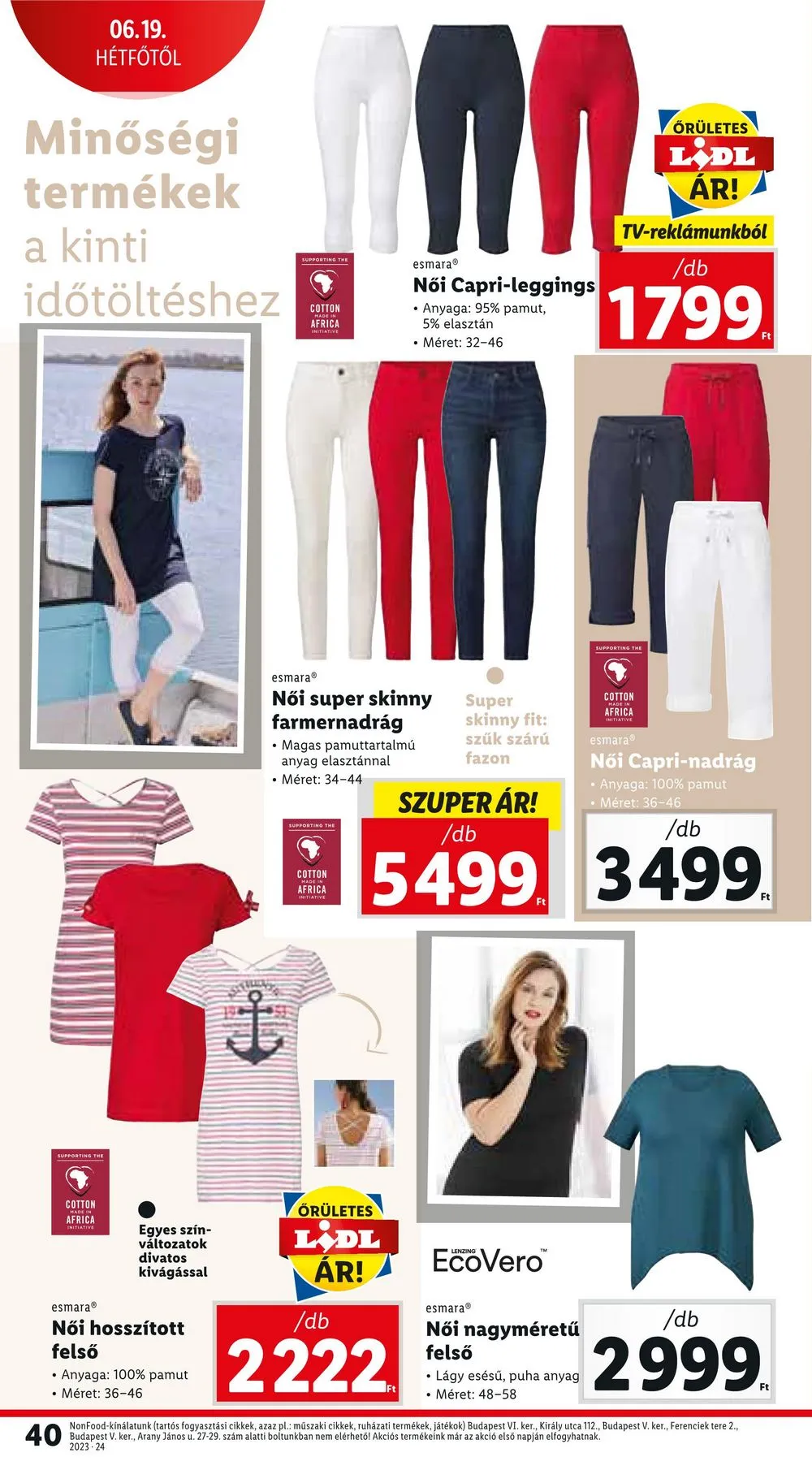 Lidl akciós újság 06.15–06.18 – 40. oldal