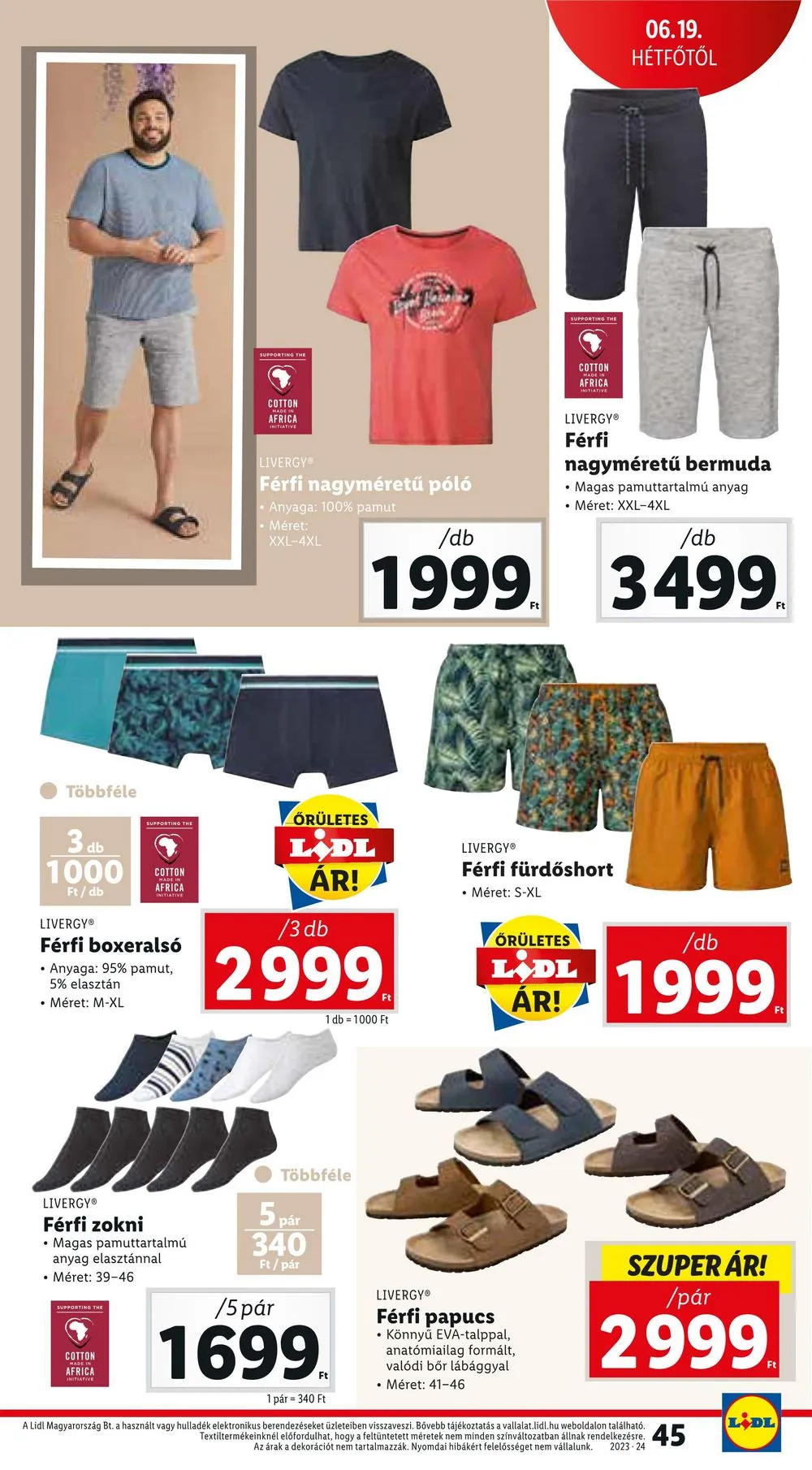 Lidl akciós újság 06.15–06.18 – 45. oldal