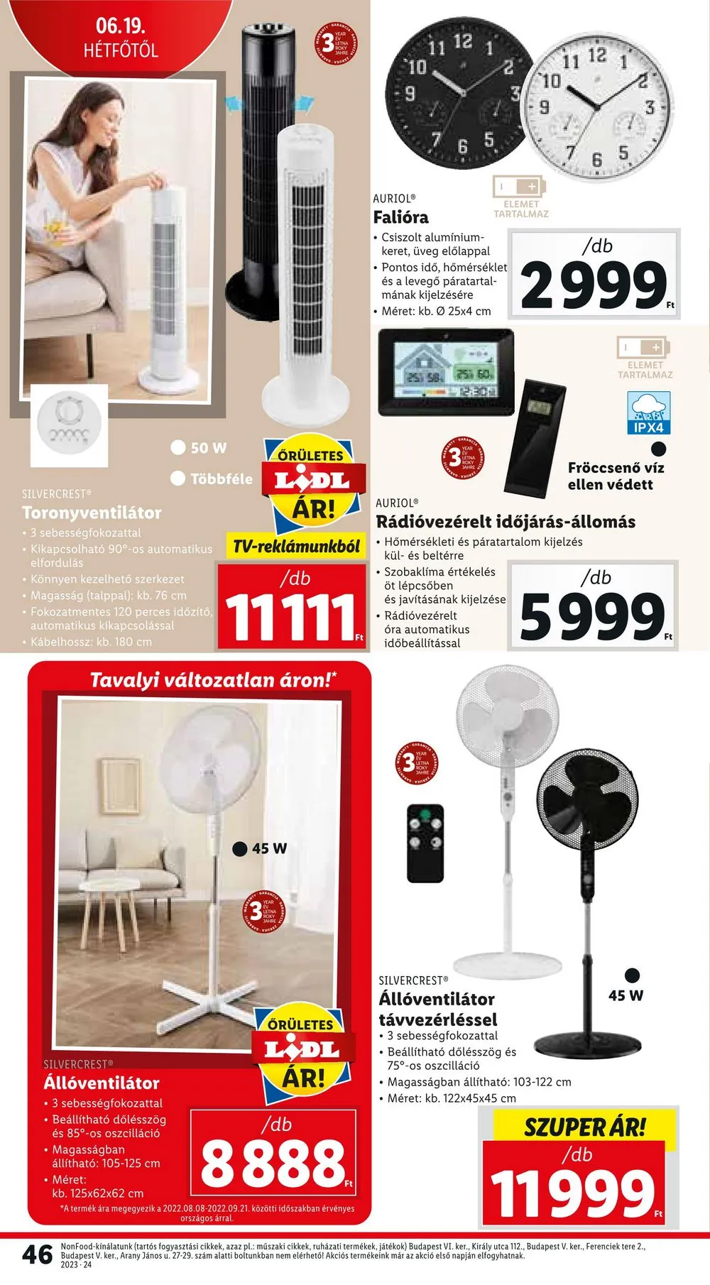 Lidl akciós újság 06.15–06.18 – 46. oldal