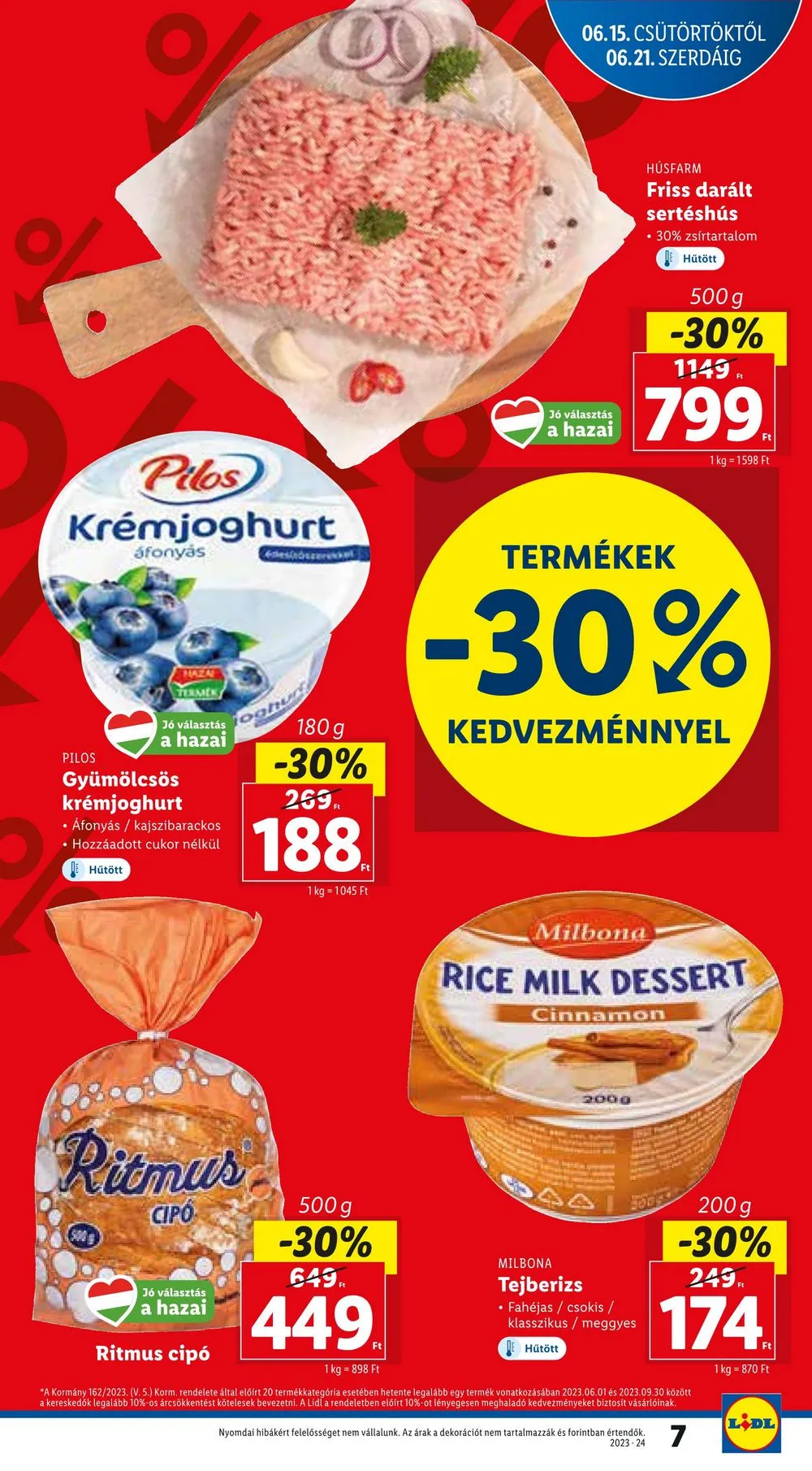 Lidl akciós újság 06.15–06.18 – 7. oldal