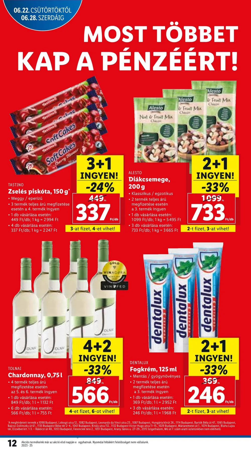 Lidl akciós újság 06.22–06.28 – 12. oldal