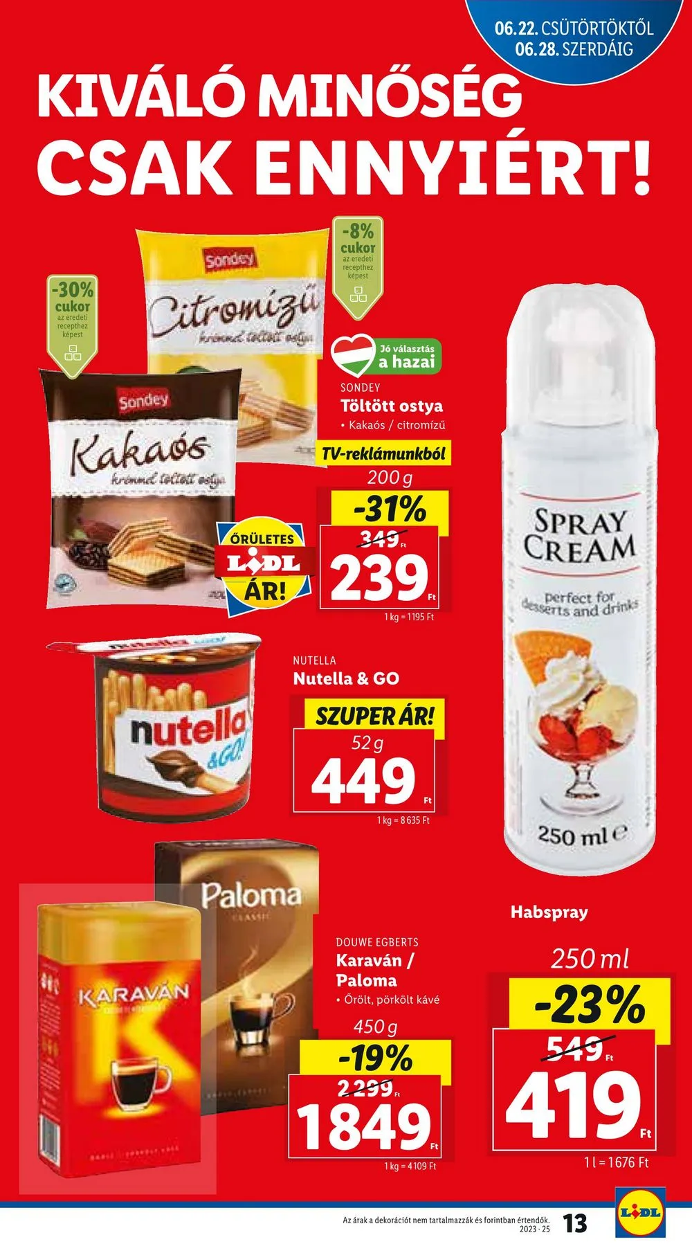 Lidl akciós újság 06.22–06.28 – 13. oldal