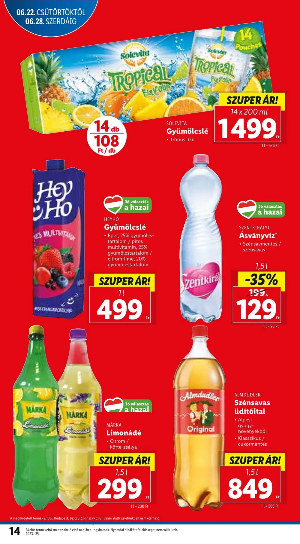 Lidl akciós újság 06.22–06.28 – 14. oldal