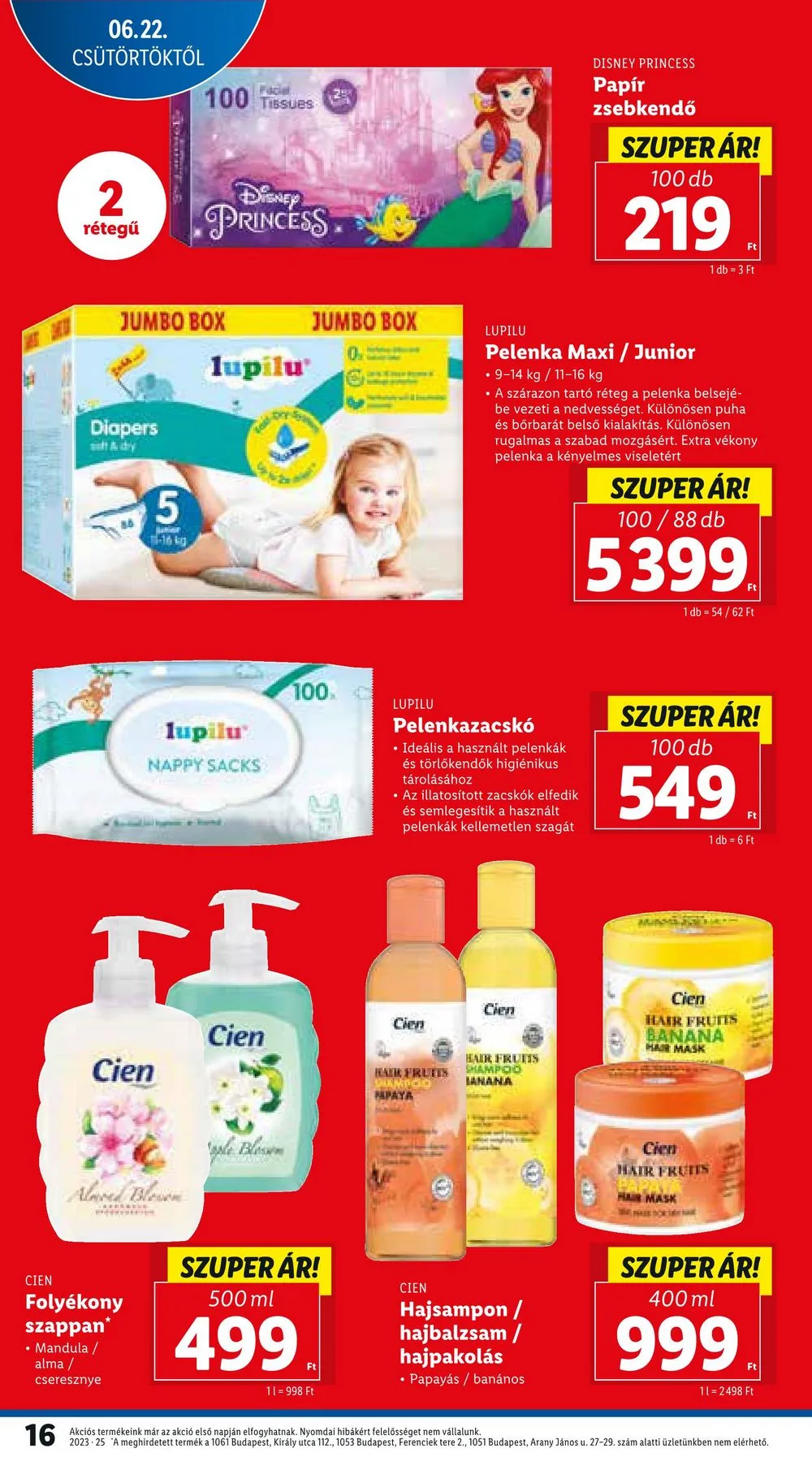Lidl akciós újság 06.22–06.28 – 16. oldal