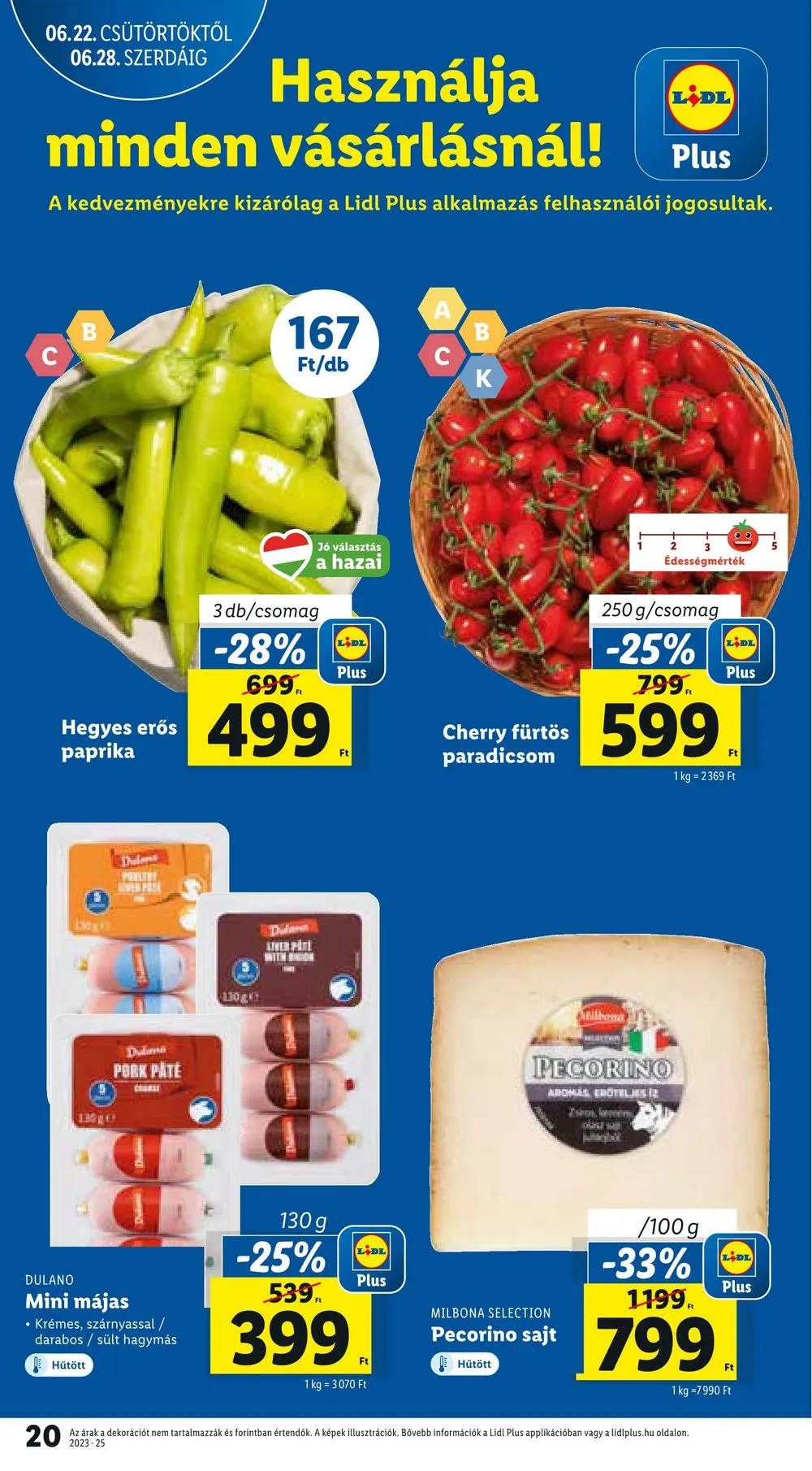 Lidl akciós újság 06.22–06.28 – 20. oldal