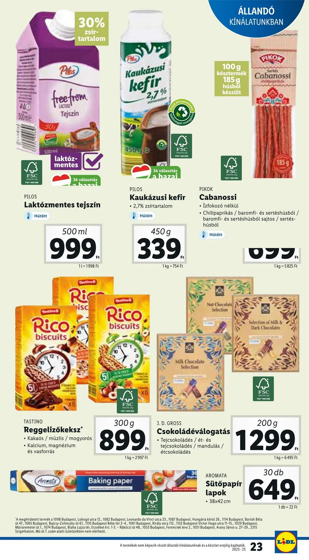 Lidl akciós újság 06.22–06.28 – 23. oldal