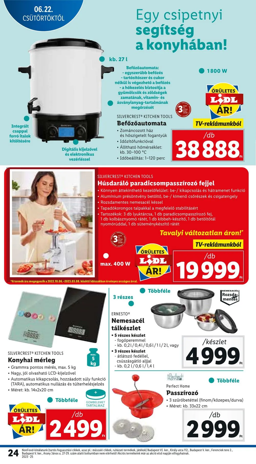 Lidl akciós újság 06.22–06.28 – 24. oldal