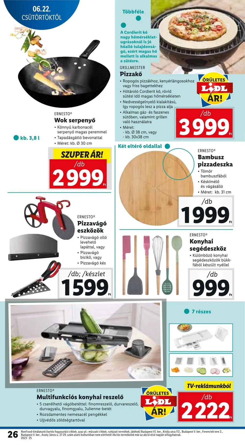 Lidl akciós újság 06.22–06.28 – 26. oldal