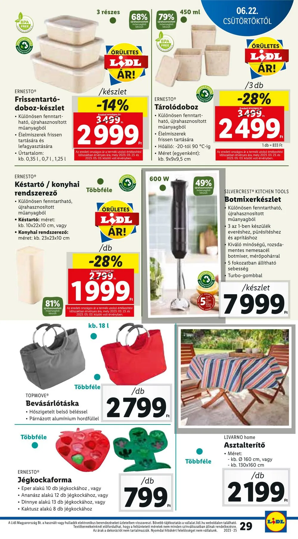 Lidl akciós újság 06.22–06.28 – 29. oldal