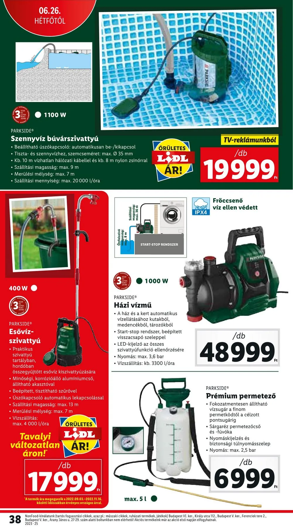 Lidl akciós újság 06.22–06.28 – 38. oldal