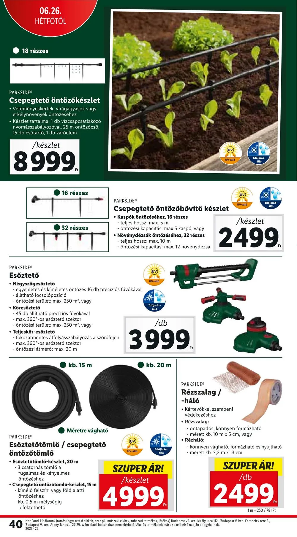 Lidl akciós újság 06.22–06.28 – 40. oldal
