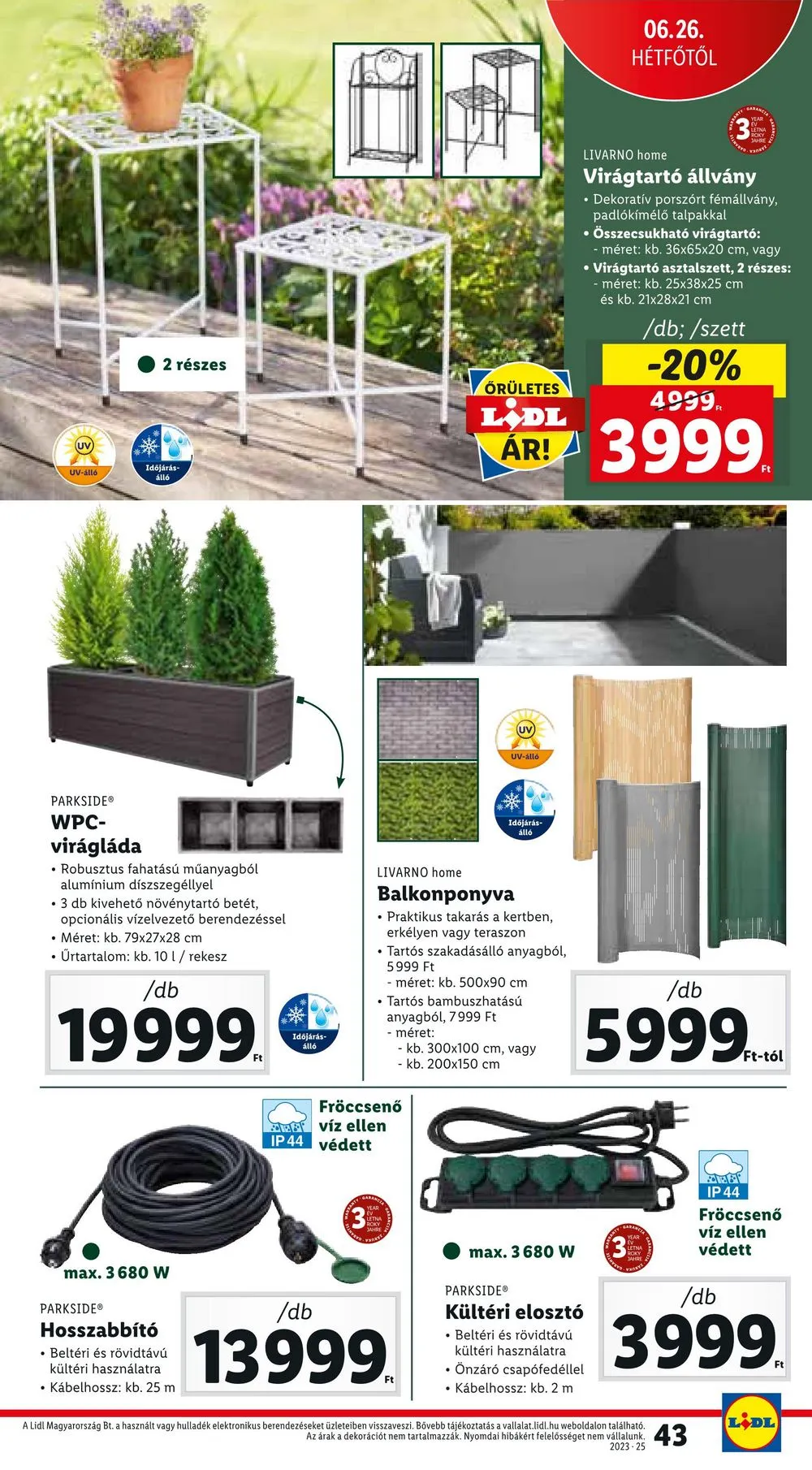 Lidl akciós újság 06.22–06.28 – 43. oldal