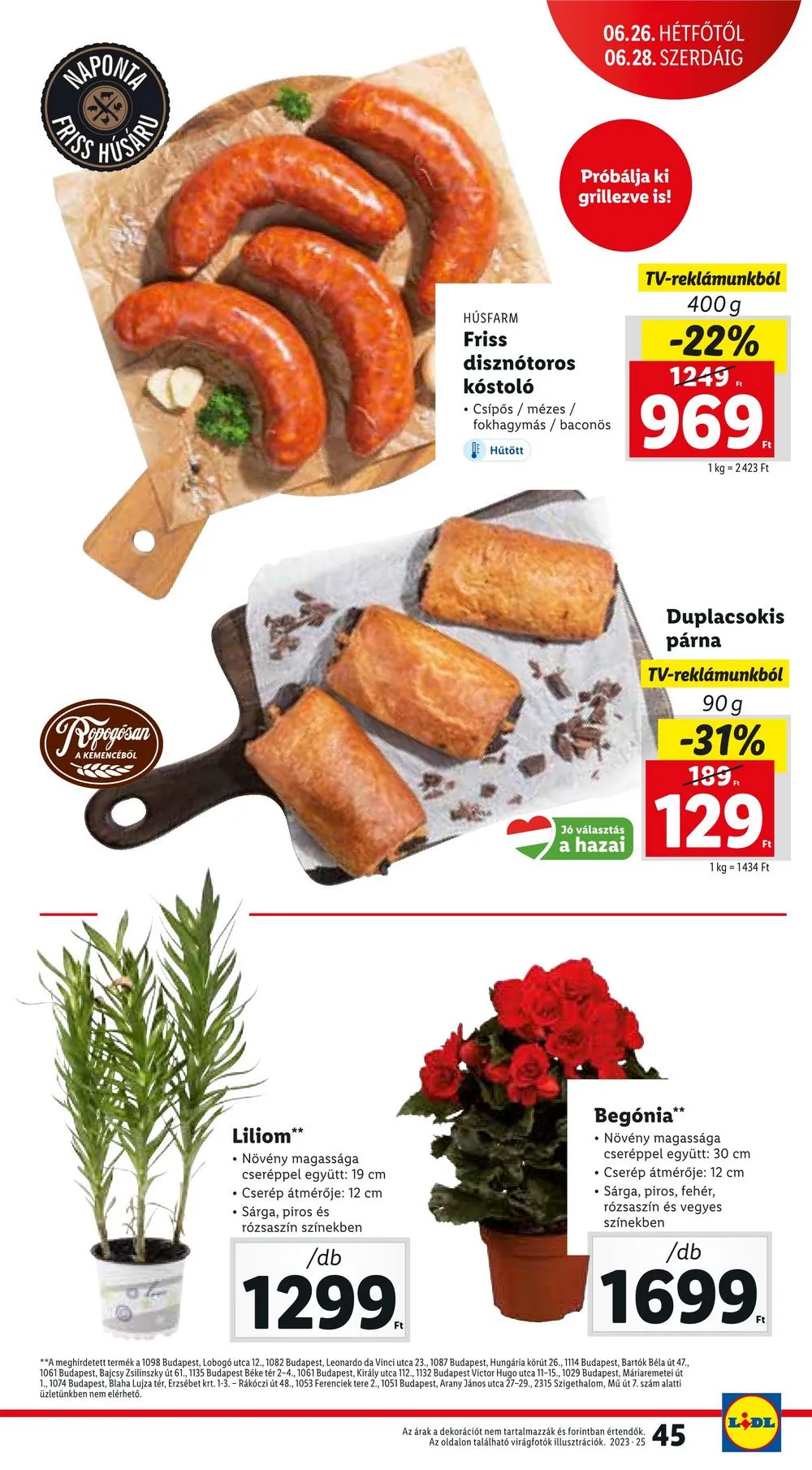 Lidl akciós újság 06.22–06.28 – 45. oldal